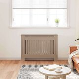 vidaXL Pokrov radiatorja 2 pcs Rjava 112x19x81.5cm Konstruiran les | Shoptok.si