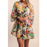 Fenzy Plažna Obleka S Cvetličnim Potiskom, Zelena | Shoptok.si