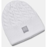 Under Armour Halftime Cable Knit Beanie - WHT - Ladies Cene