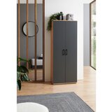 XORA večnamenska omara, antracit, hrast artisan | Shoptok.si