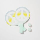 Sunnylife otroški komplet loparjev za tenis na plaži peace sign | Shoptok.si