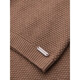 Ombre Men's fine-textured knit shirt - light brown | Shoptok.si