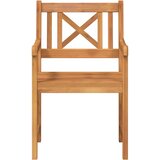  Vanjska klupa 4 pcs Prirodna 56 x 55,5 x 90 cm | shoptok.hr