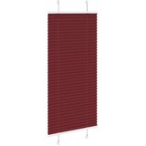  Plisirana zavjesa Bordo crvena 60x100 cm Širina tkanine 59,4 cm Poliester | shoptok.hr