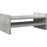  Stalak za monitor siva boja betona 50x27x20cm konstruirano drvo | shoptok.hr
