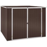 vidaXL Vrtna lopa rjava 195x198x159 cm pocinkano jeklo Cene