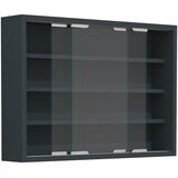 MID.YOU VISEČA VITRINA, antracit | Shoptok.si