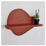 Hanah home Meh225 orange decorative wooden wall shelf | ePonuda.com