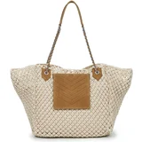 Ikks Ročne torbice 1440 CABAS XL CROCHET SUEDE Bež