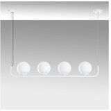 Opviq Luster Faruk-13722, 20-110cm, 4xE14 s, IP28, Bijeli | Eponuda.ba
