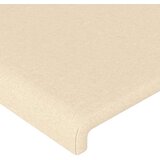  Posteljno vzglavje krem 200x5x118/128 cm blago, (20953524) | Shoptok.si