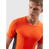 4f Men's Sports T-Shirt Slim Made of Recycled Materials - Orange | Eponuda.ba