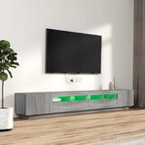  3-dijelni set TV ormarića LED boja hrasta od konstruiranog drva | shoptok.hr