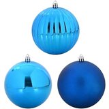 vidaXL Set božičnih okraskov 3 pcs Modra | Shoptok.si
