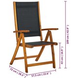  7-dijelni vrtni blagovaonski set od masivnog bagremovog drva | shoptok.hr