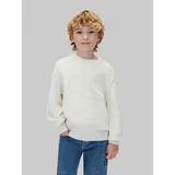 Puloverji Ck Logo Intarsia Sweater Bela