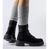 Gemre Black lightly insulated eco-suede ankle boots Cunha | Shoptok.si