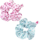 Glov Barbie Collection Scrunchies Set Pink & Blue Panther - M