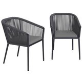 Bessagi Garden Set Vrtnih Stolov Benicia, Siva, 2-Delno | Shoptok.si