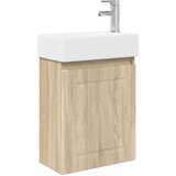 vidaXL Kopalniška omarica s tapo Sonoma hrast 45,5 x 22,5 x 84 cm, (5000244981) | Shoptok.si