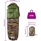Vreća za spavanje u obliku mumije za odrasle 3-4 godišnja doba | shoptok.hr