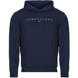Tommy Jeans Puloverji TJM REG LINEAR LOGO HOODIE EXT Cene