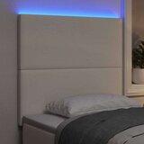  LED glava kreveta S LED lampica Krema 100 cm Poliester | shoptok.hr