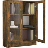  Vitrina boja dimljenog hrasta 82,5x30,5x115cm konstruirano drvo | Shoptok.si