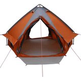  Teepee šator s krovom Siva i narančasta 490 x 410 x 210 cm | shoptok.hr