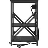  Noćni ormar 2 pcs Crni hrast 41 x 31 x 51 cm Konstruirano drvo | Eponuda.com