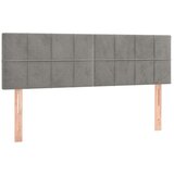  Krevet s oprugama i madracem svjetlosivi 140x200 cm baršunasti | shoptok.hr