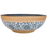 Maison Chic Umivalnik - Kopalna umivalnik Nadpultni večbarven okrogel Φ41x14 cm keramika, (21684804) | Shoptok.si