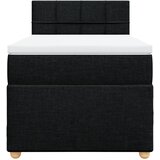  Box spring krevet s madracem crni 90x190 cm od tkanine | shoptok.hr