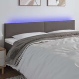  Uzglavlje sivo 160 x 5 x 78/88 cm od umjetne kože Cijene