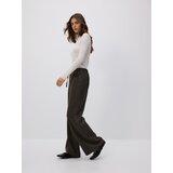 Reserved Wide leg traperice od liocela - dark grey jeans | shoptok.hr