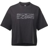 Reebok Training Essentials Graphic Modern Women's Short Sleeve Shirt, Black - M, (20514990) | Shoptok.si