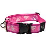 Rogz special agent klasična ogrlica za pse, 40mm, xxl, roze Cene