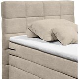 MID.YOU POSTELJA BOXSPRING 120 cm x 200 cm , tekstil peščene barve | Shoptok.si
