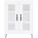  Visoka komoda bijela 69,5x34x180 cm konstruirano drvo | shoptok.hr
