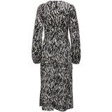 JDY Obleka 'CLAUDE' črna / bela | Shoptok.si
