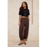 TRENDYOLMILLA ženske pantalone Twoss26Pl00039, tamno braon-braon | Eponuda.com
