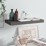 vidaXL Plutajuća zidna polica visoki sjaj siva 50 x 23 x 3,8 cm MDF Cijene
