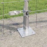  Zavareno žičano ogradno mreža s betonskom podlogom 50 x 0,8 m | shoptok.hr
