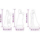  Božićno osvjetljenje 3 mudraca 3 pcs Topla bijela 105 cm | Eponuda.com