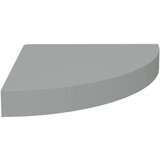  Plutajuće kutne police 4 kom sive 25 x 25 x 3 8 cm MDF | shoptok.hr