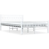 The Living Store Posteljni okvir bel kovinski 140x200 cm - Posteljni Okvir, (21529726) | Shoptok.si