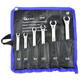 Geko set 6 ključev polodprtih obročnih ključev za zavore G11148 | Shoptok.si