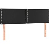  Uzglavlje crno 144 x 5 x 78/88 cm od umjetne kože | shoptok.hr