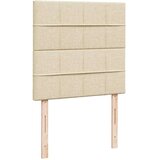 vidaXL Krevet s oprugama i madracem krem 90 x 200 cm od tkanine | shoptok.hr