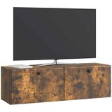 TV Omarica za TV, ki jo lahko montiraš na steno Dimljen hrast, (5000220631) | Shoptok.si